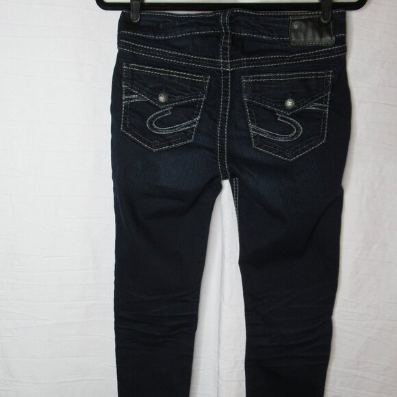 SILVER Suki Super Stretch Jeans 28 DK wash - Picture 4 of 4